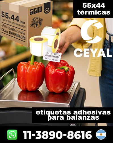 ROLLOS TÉRMICOS PARA BALANZAS - Comprá cuando quieras